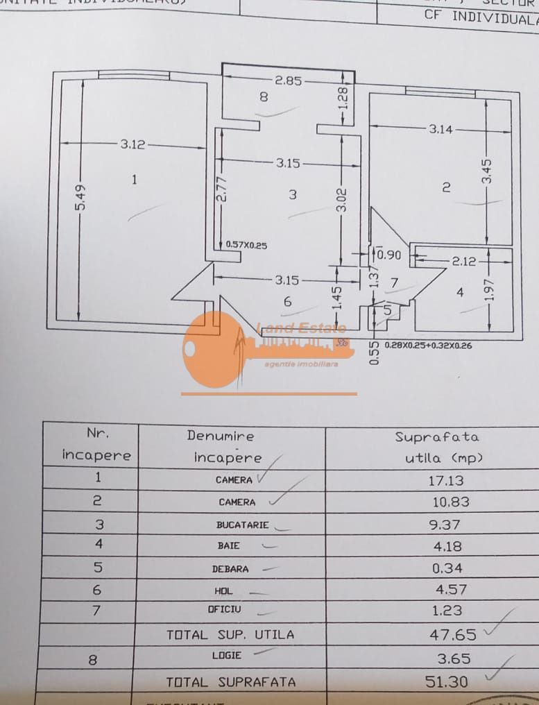 2 camere Lujerului (7min metrou Lujerului) - Schiță 7