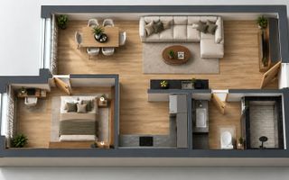 APARTAMENT 2 CAMERE I CALEA SURII MICI - Poză 1