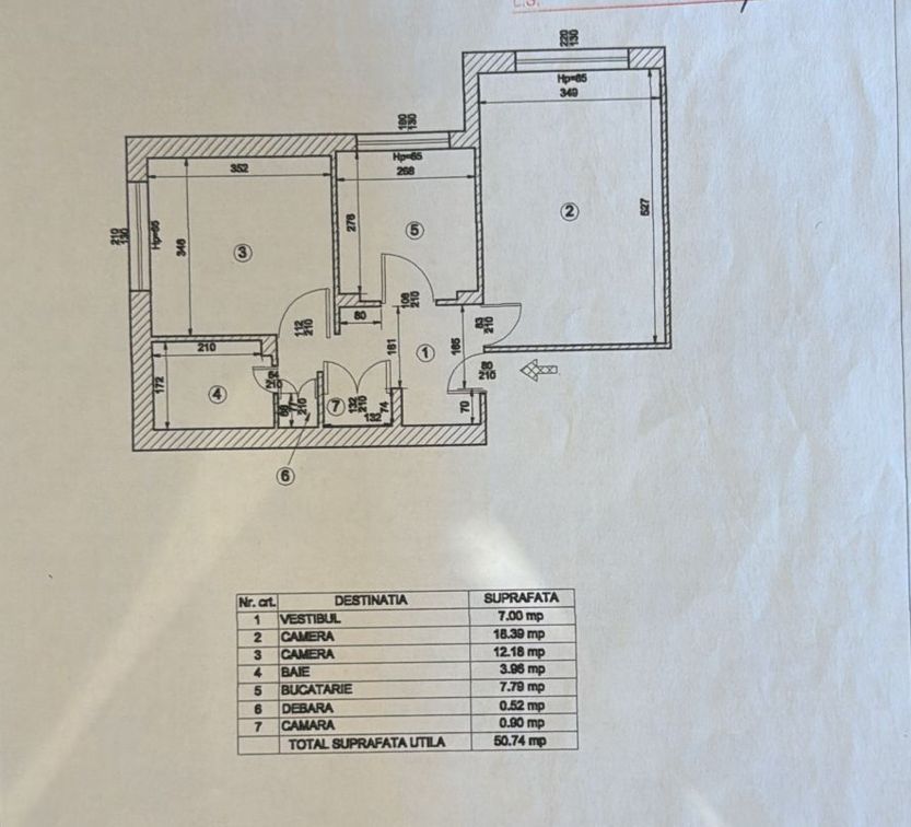 2 camere LUX || AVIATIEI - Schiță 14