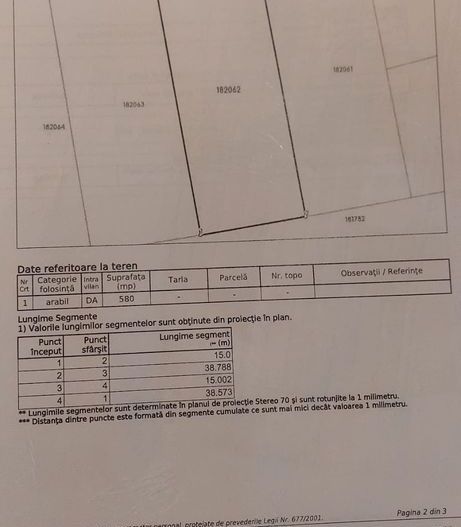BRASADAS vinde teren 860 mp cu 24 m front. - Poză 2