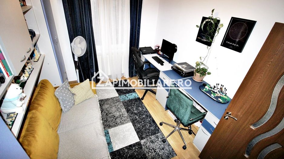 Apartament 3 camere,2 bai,pivnită,70mp,cartier Tudor,mobilat - Poză 12