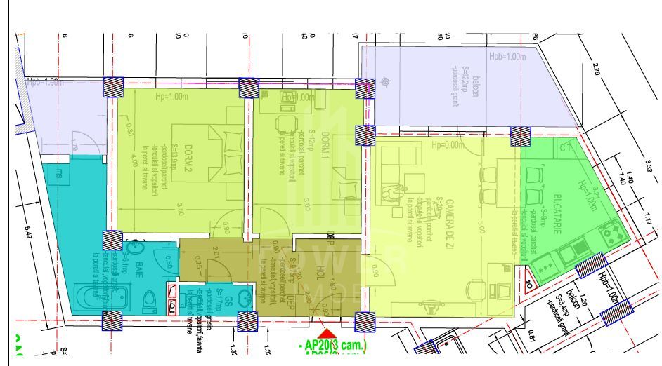 Apartament 3 camere de vânzare | Zona Cireșica-Sibiu - Poză 1