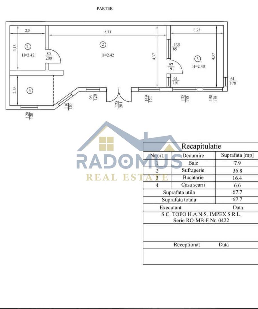 Casă P+1 I 3 Cam + 2 Băi I Piscină acoperită/încălzită I Teren 621 Mp - Schiță 17
