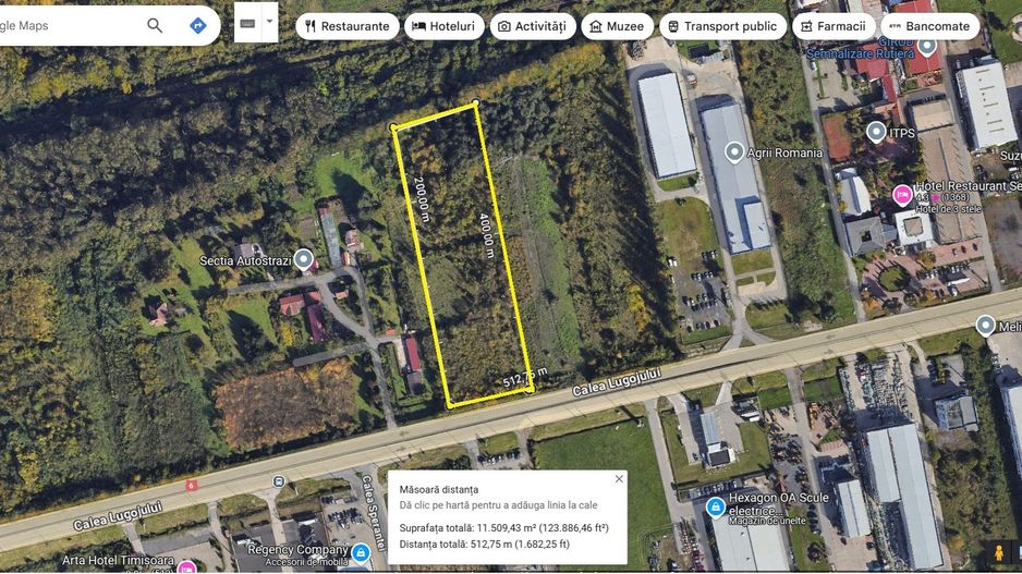 Calea Lugojului | Teren intravilan pentru servicii de 11.509 mp - Poză 1