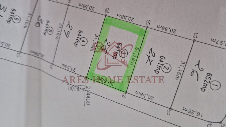 Teren intravilan 641 mp, deschidere 21 m - Mosnita - Poză 6