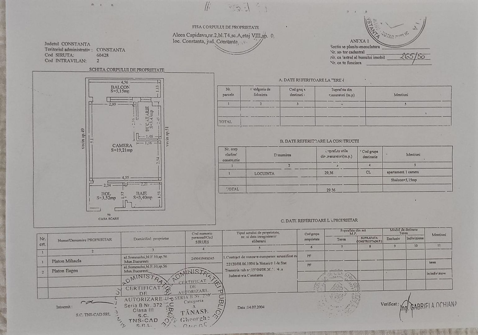 Garsoniera de inchiriat in zona City Park - Schiță 10