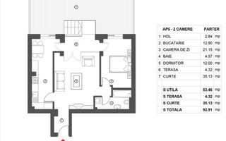 VANZARE 2 CAMERE 65MP | SOS NORDULUI | CURTE 35MP | BLOC NOU | PARCARE - Poză 18