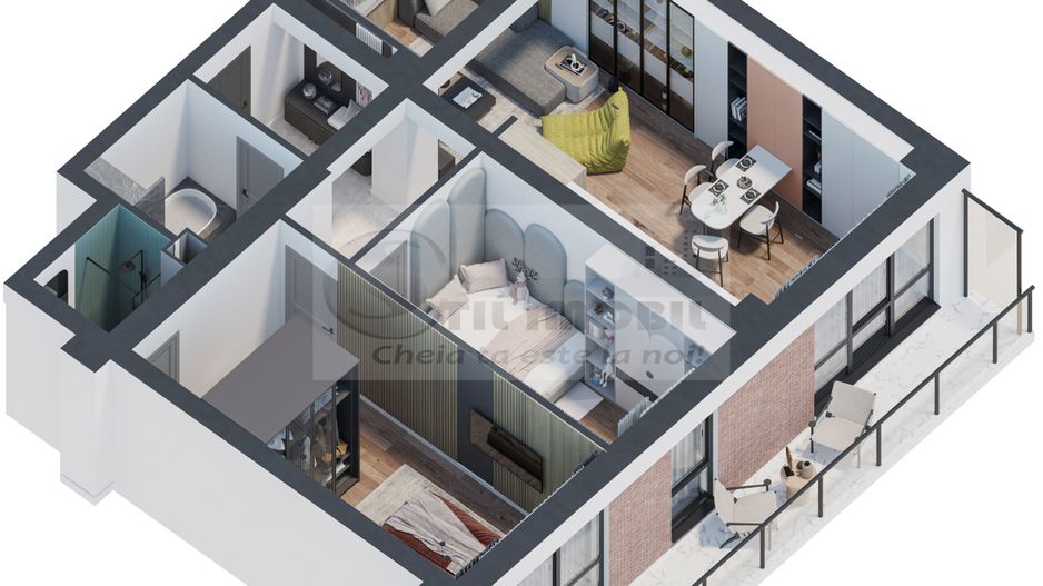 Apartament 3 camere,  finisaje premium – Comision 0% - Poză 4