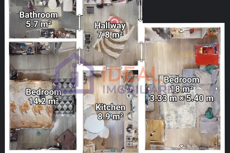 Apartament 2 camere decomandat – Cartierul Arhitecților - Poză 8