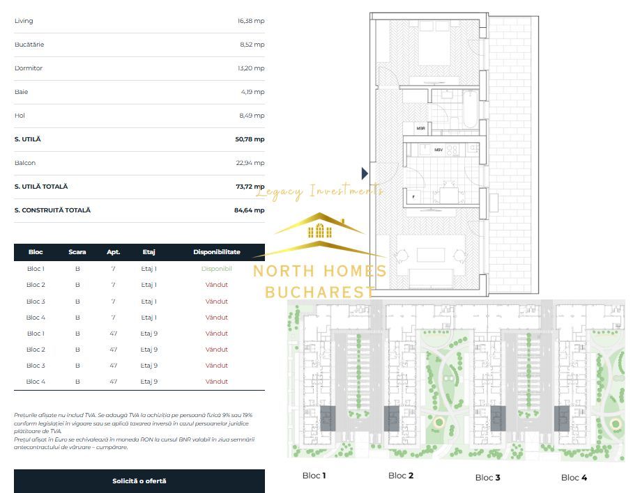 Apartament de 2 camere, ansamblu premium, constructie noua, Comision 0 - Poză 14