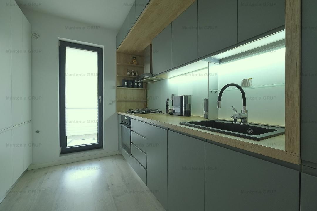 PIPERA LAKE, apartament 3 camere PARTER / 7 cu 41 mp. gradina si parcare - Poză 7