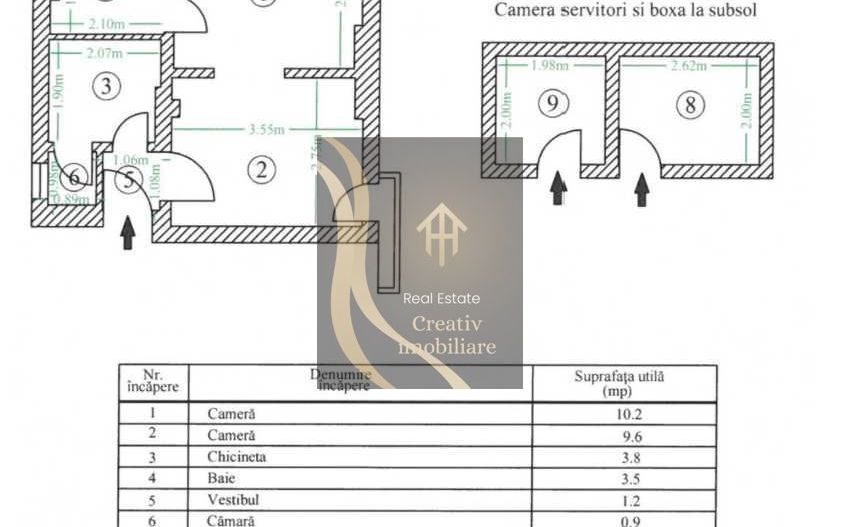 Apartament 2 camere configurat tip Studio Parcul Carol - Poză 2