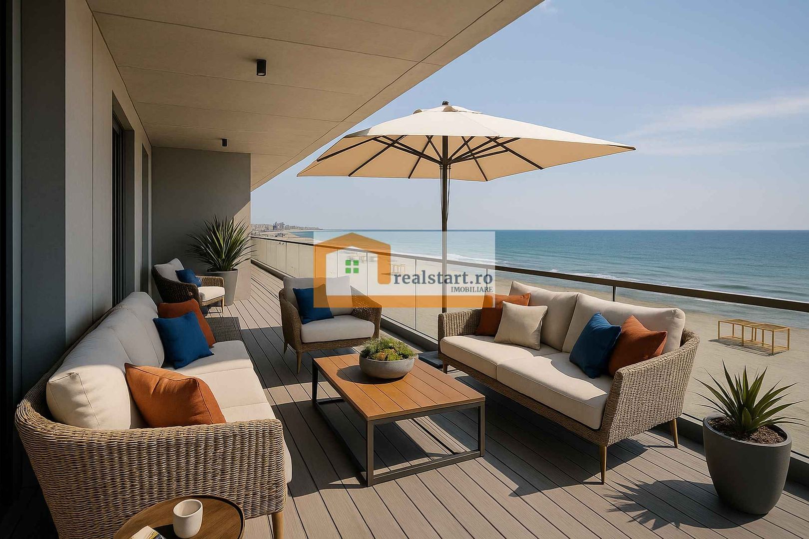 Vedere directa la Mare, Prima linie, Penthouse tip Duplex, bloc Boutique - Poză 7