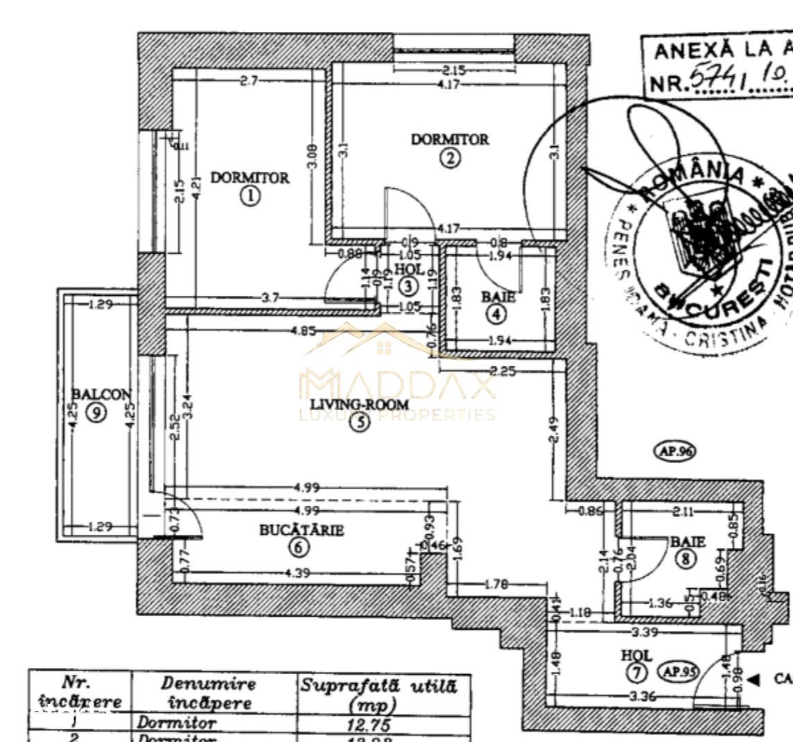 Apartament 3 camere premium, etaj 9 | Smart Home | Complex Metrocity | 1300€ - Poză 14
