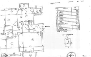 Apartament de vânzare 3 Camere | Universitate KM 0 - Schiță 16