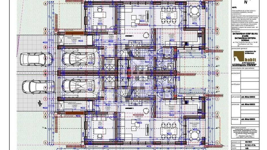 Casă cu 700 teren și garaj zona Scolii Feleacu - Schiță 17