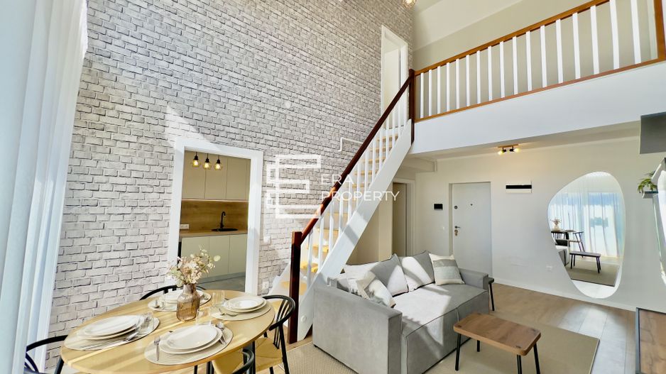 Penthouse 4 camere, terasa 14.42 mp mobilat -zona Aeroport Sibiu - Poză 1