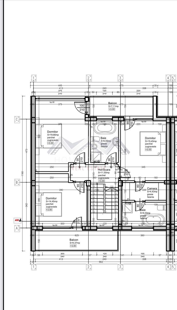 Casă duplex P+1 de vânzare Tunari – finisaje premium, teren 505 mp - Schiță 13