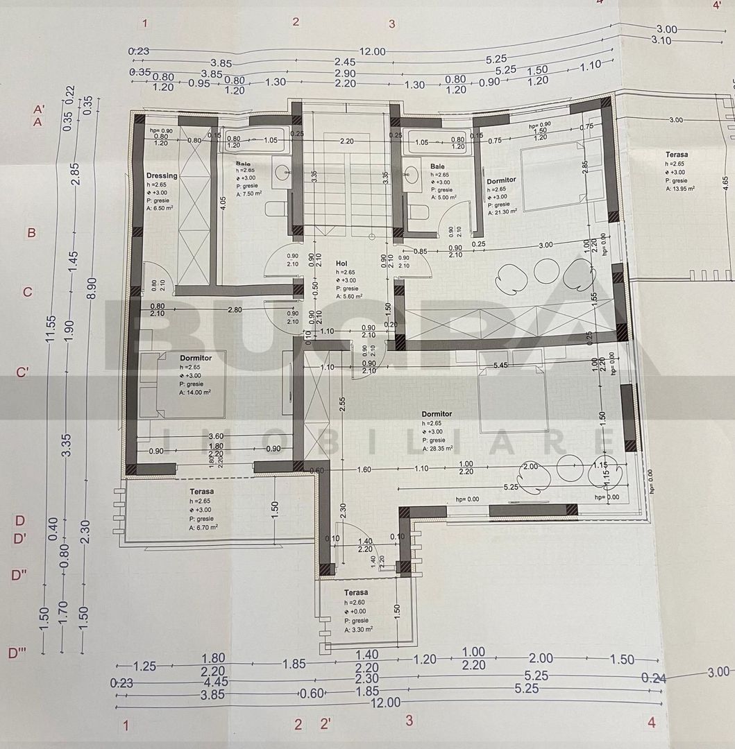 Casa individuala premium 191mp, teren 500 mp, Chinteni - Poză 8