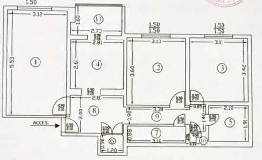 Apartament 3 camere Gorjului cu centrala termica. - Poză 4
