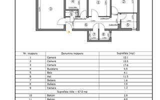Apartament 3 Camere Decomandat  Petre Ispirescu | Etaj 1 - Poză 3