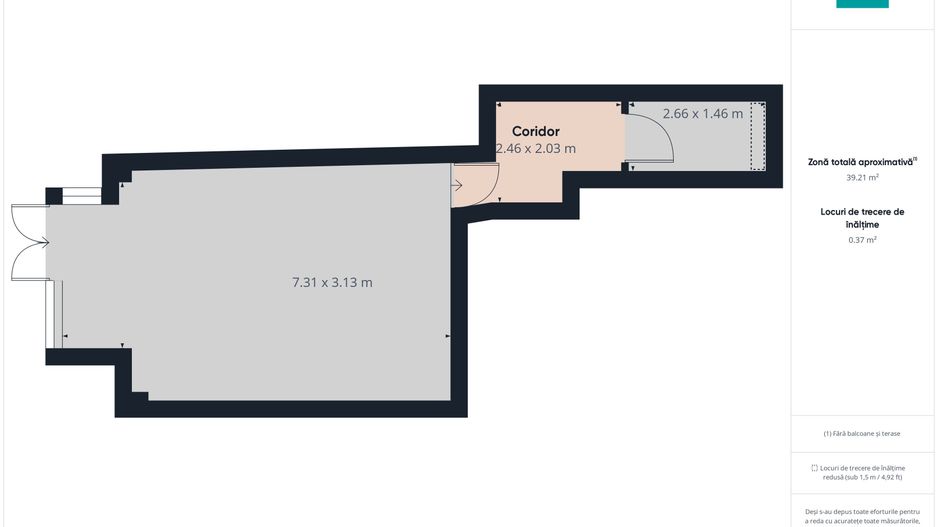 Spațiu comercial 39 mp pe Bulevardul Revoluției - Poză 2