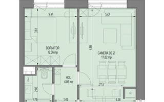 Apartament cu 2 camere faza2 | et 1– Pipera-Aviatiei | Nusco City - Poză 4