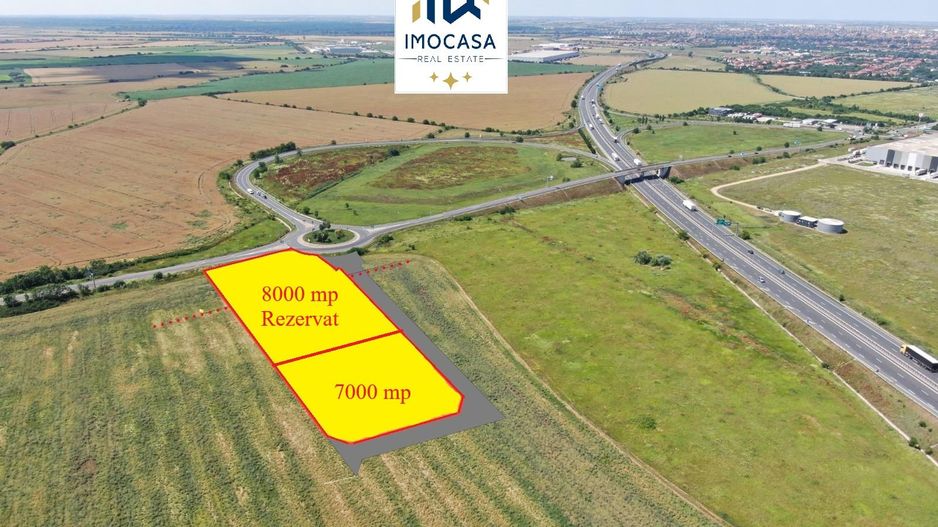 Teren intravilan cu potenzial Arad Sud, DN69, A1, Spălătorie, Service. - Poză 1