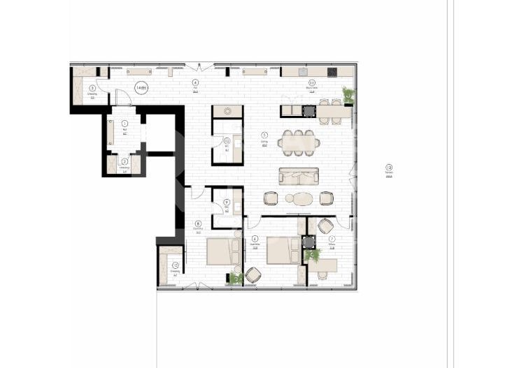 Vânzare, Penthouse Premium cu 4 camere, București - Poză 11