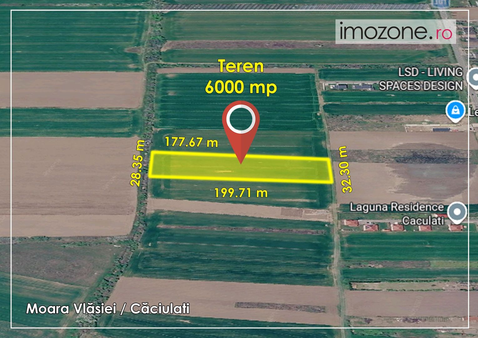 6000 mp, Caciulati - Balotesti, ideal pentru a dezvolta un ansamblu rezidential - Poză 1