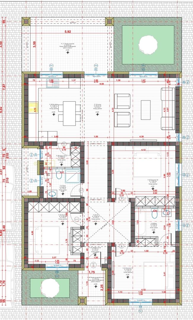 Locuinta individuala in stil mediteranean, teren 668mp - Poză 25