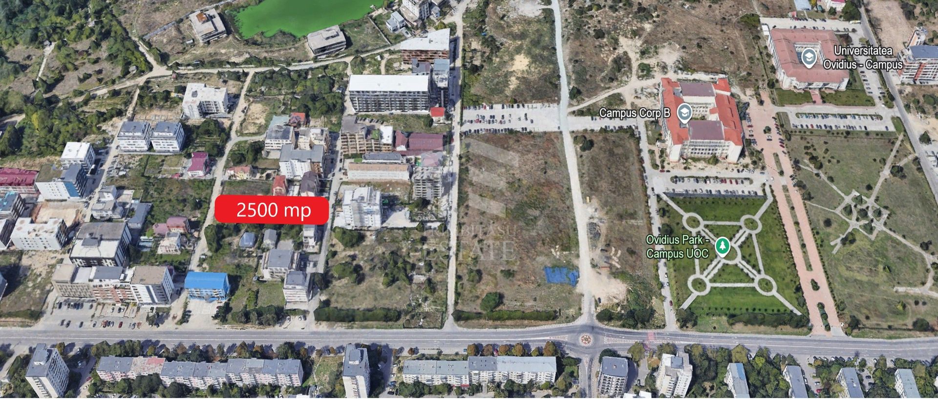 Teren intravilan 2500mp str Smaraldului - Campus Universitate Ovidius - Poză 2