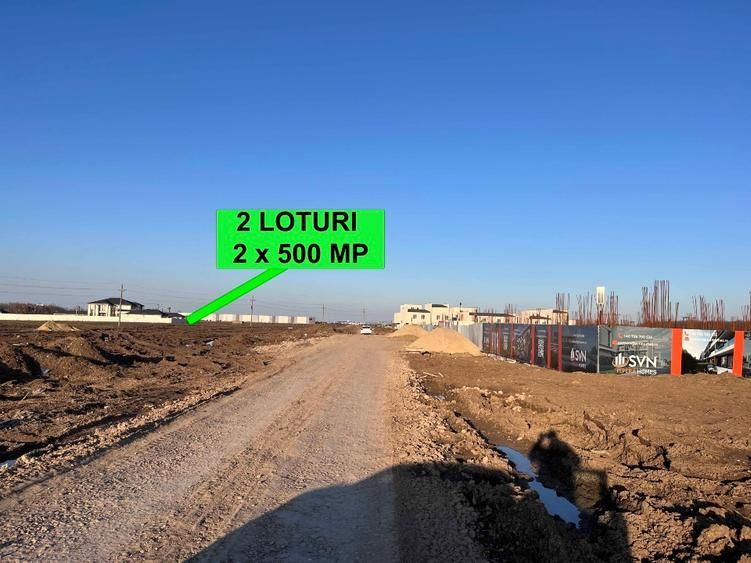 Teren Intravilan, Voluntari, Elisabeta Rizea, 1.000 mp, 2 loturi - Poză 1