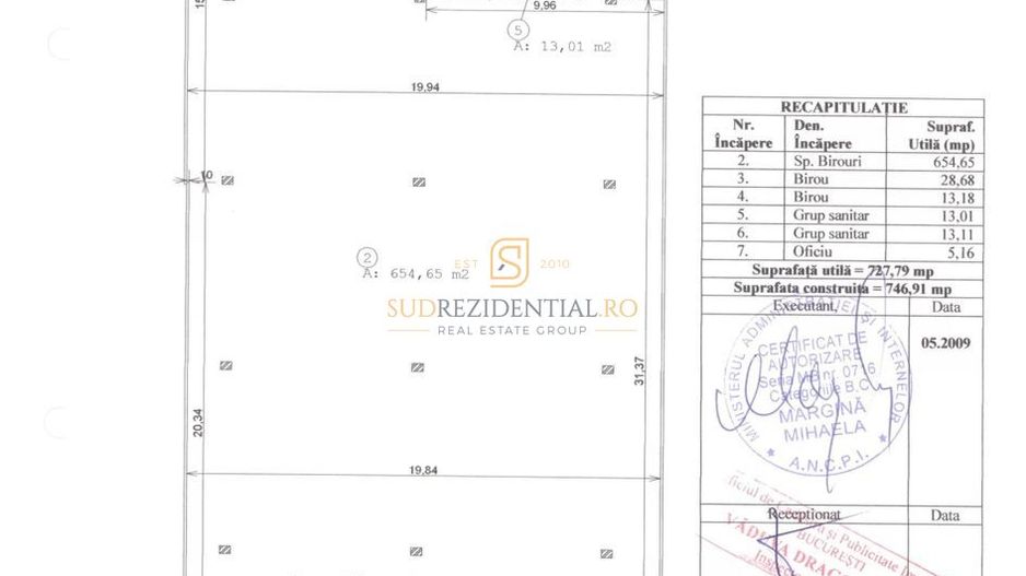 Cladire pe 3 niveluri, 2.200 mp, inchiriata integral, Brancoveanu, S4 - Poză 14