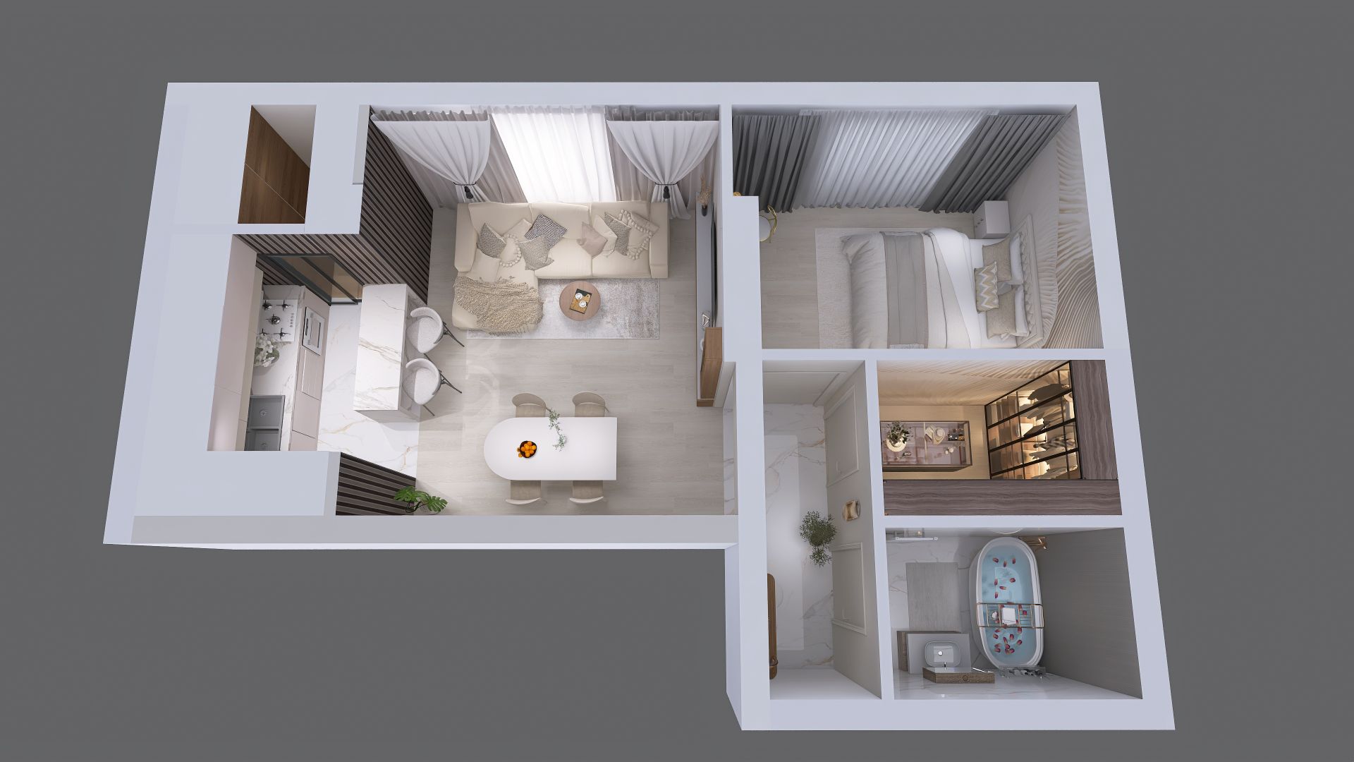 Apartament de vanzare 2 camere | Bragadiru Cartierul Latin Ghencea - Poză 10