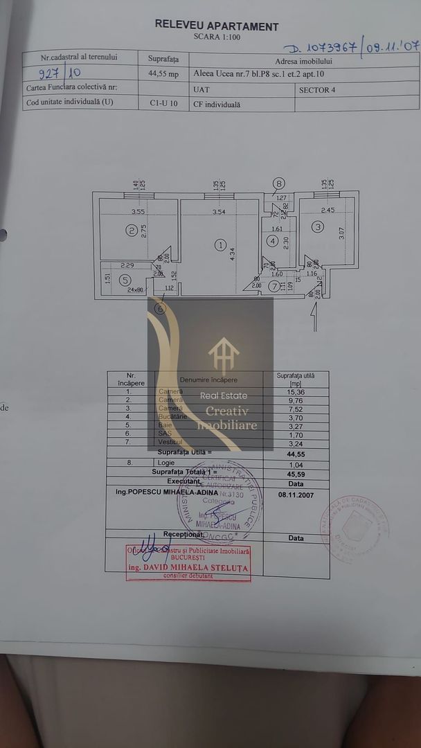 Apartament 3 camere piața Reșița - Schiță 9