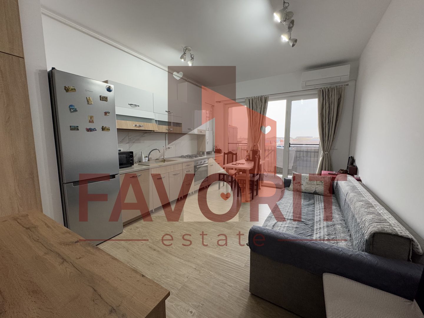 Apartament nou cu 2 camere mobilat si utilat la etaj intermediar - Poză 2