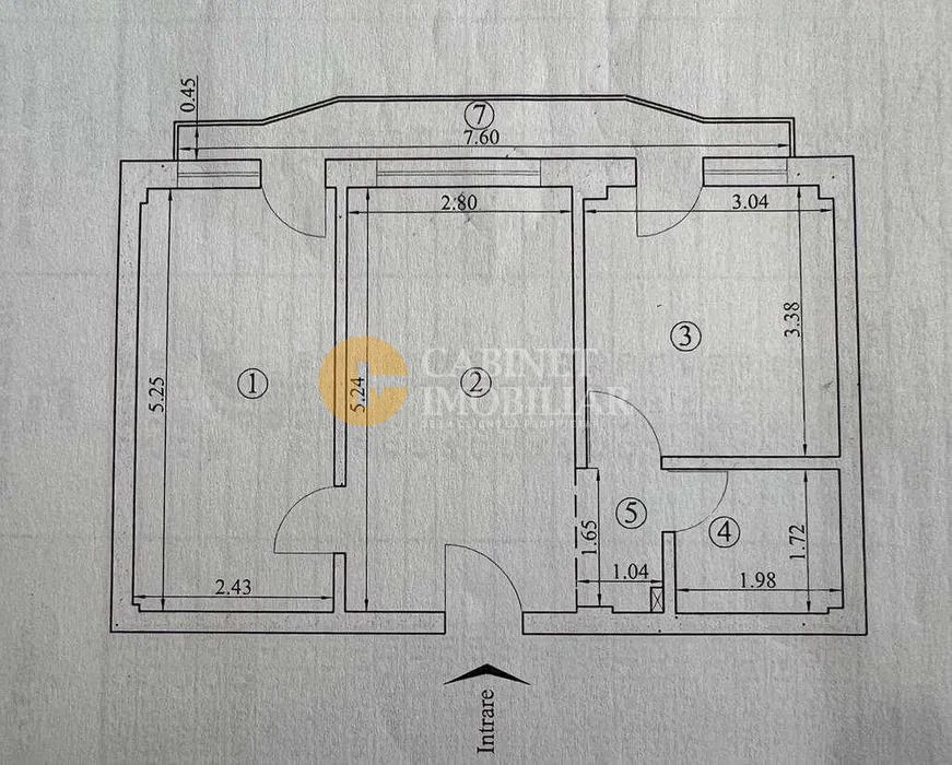 Apartament 3 camere,etaj intermediar,bloc nou,mobilat/utilat zona Galata - Poză 7