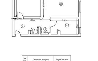 Mobilat utilat 3 camere Colentina - Schiță 20