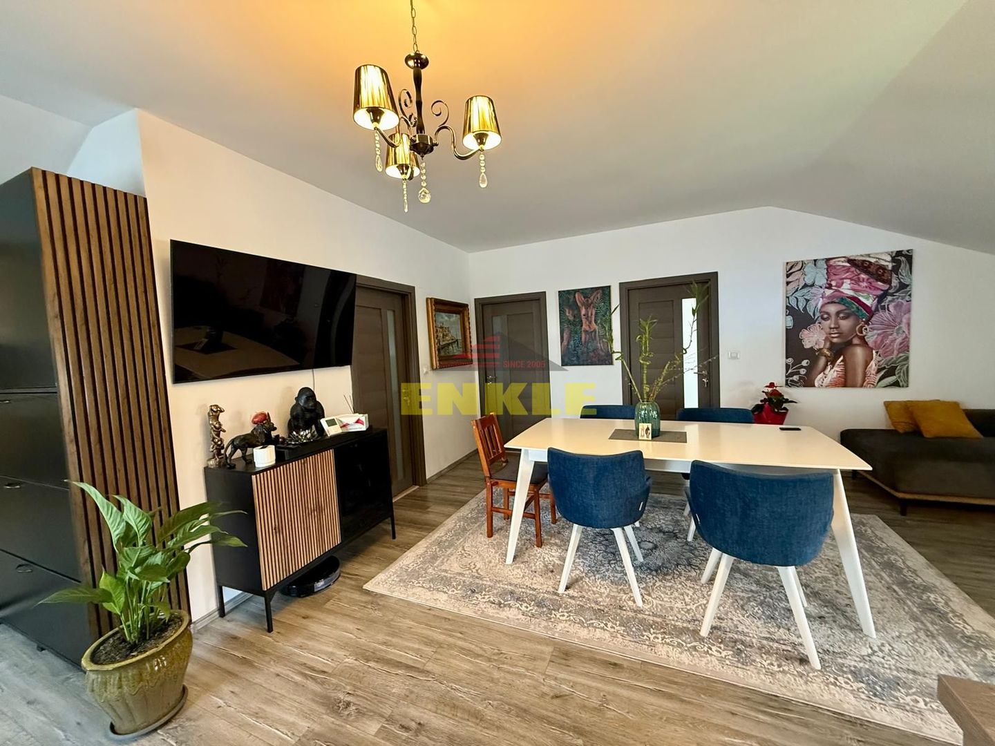 Casă de închiriat – 3 camere, complet mobilată și utilată - Poză 1