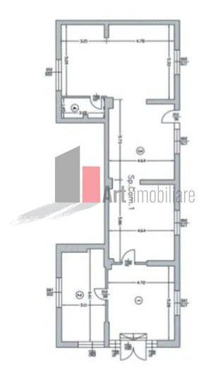 Spațiu ușor acomodabil pentru yoga, beauty salon, braserie sau showroom, 143mp - Poză 8