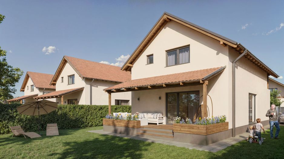 Case individuale în Sânpetru, cu teren 400 mp și toate utilitățile - Poză 4