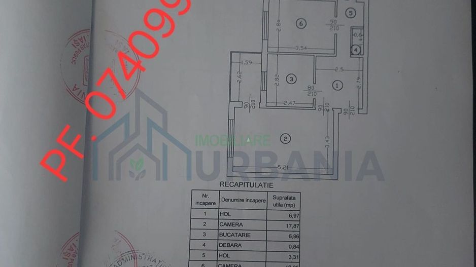Apartament 3 camere de vânzare Păcurari - Poză 8