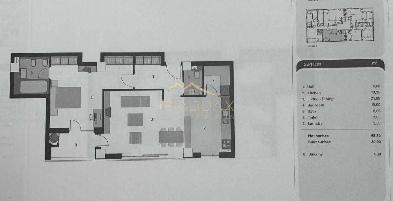 Apartament 3 camere // Loc parcare inclus // Erou Iancu Nicolae // Baneasa - Schiță 35