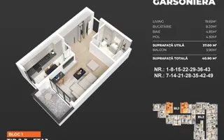 Garsoniera la 1 minut de metrou | gata de mutare - Poză 12