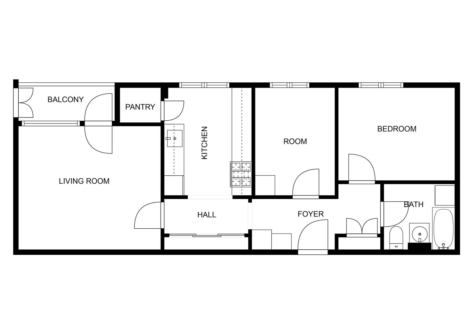 Apartament cu priveliște spre Someș - Schiță 2
