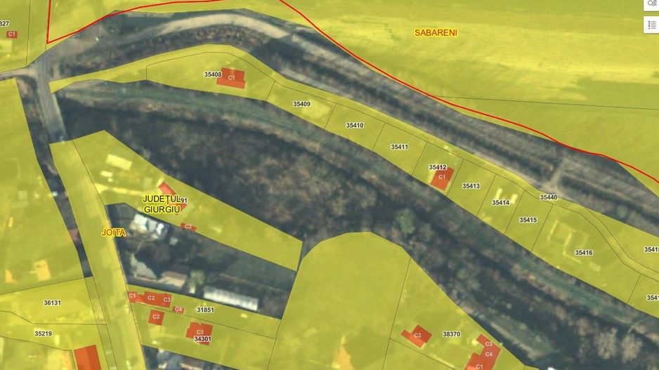 Teren intravilan 400 mp  cu autorizatie si funadatie  Săbăreni,  Joita - Poză 6
