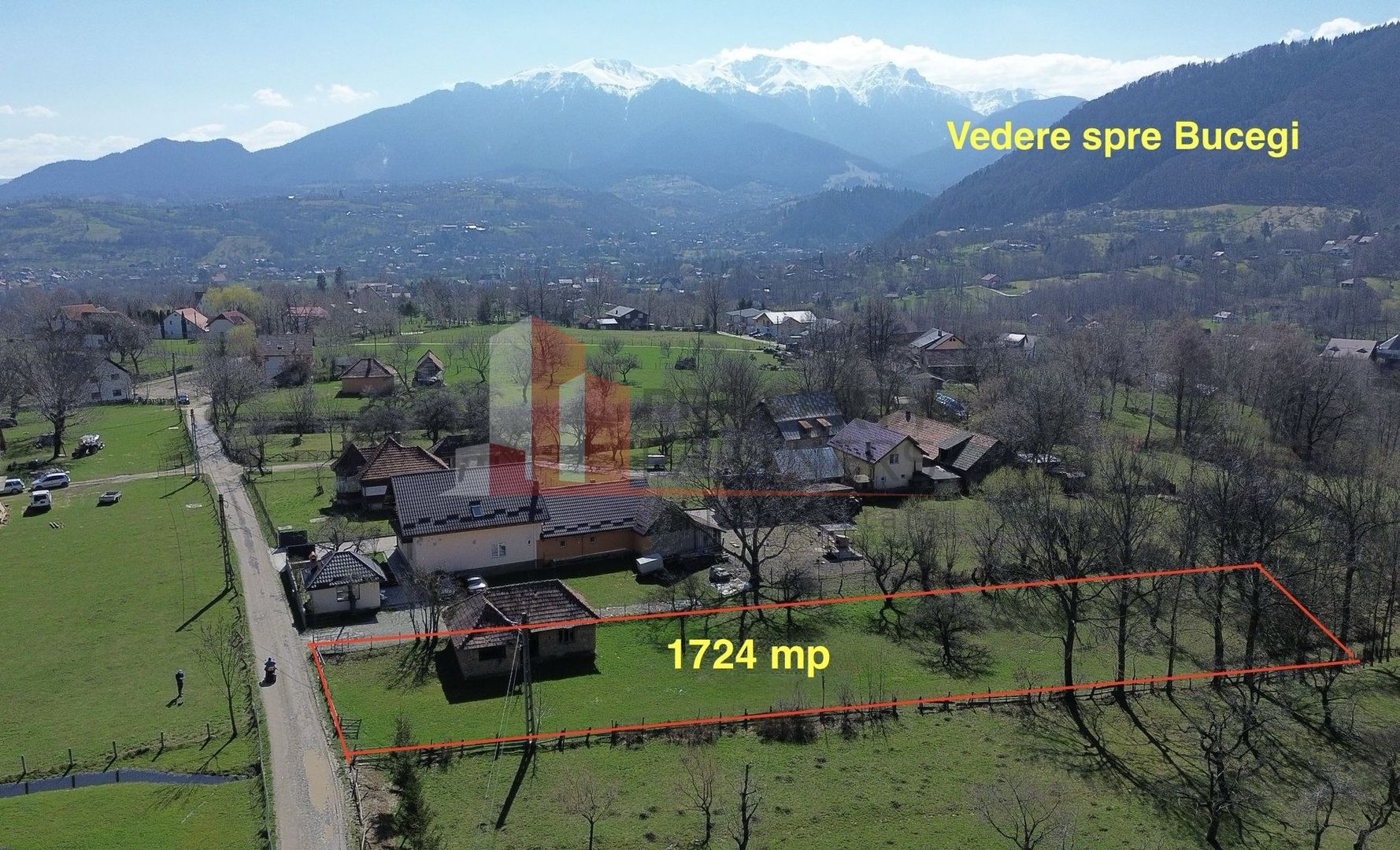 Teren  1.742 mp Bran Predeluț  | utilități | 21 m front stradal - Poză 1