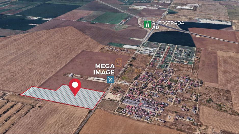 Lot de teren de vanzare, 14.748 mp cu deschidere de 35 ml, DN4 - Poză 2