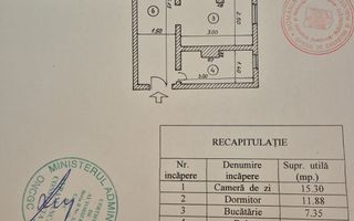 Apartament cu 2 camere 54,08 mp, bloc an 1987 - parc Tineretului - comision 0% - Schiță 8